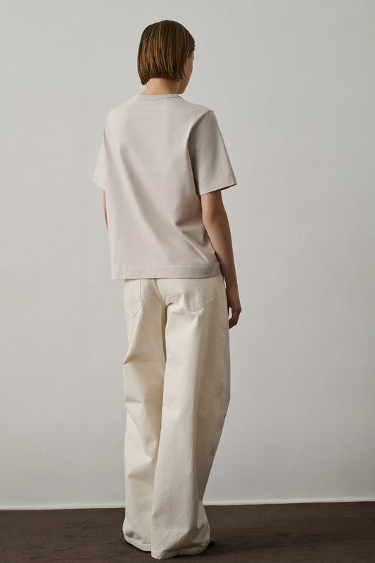 Tee-Shirt Eileen - Craie - Coton - Femme